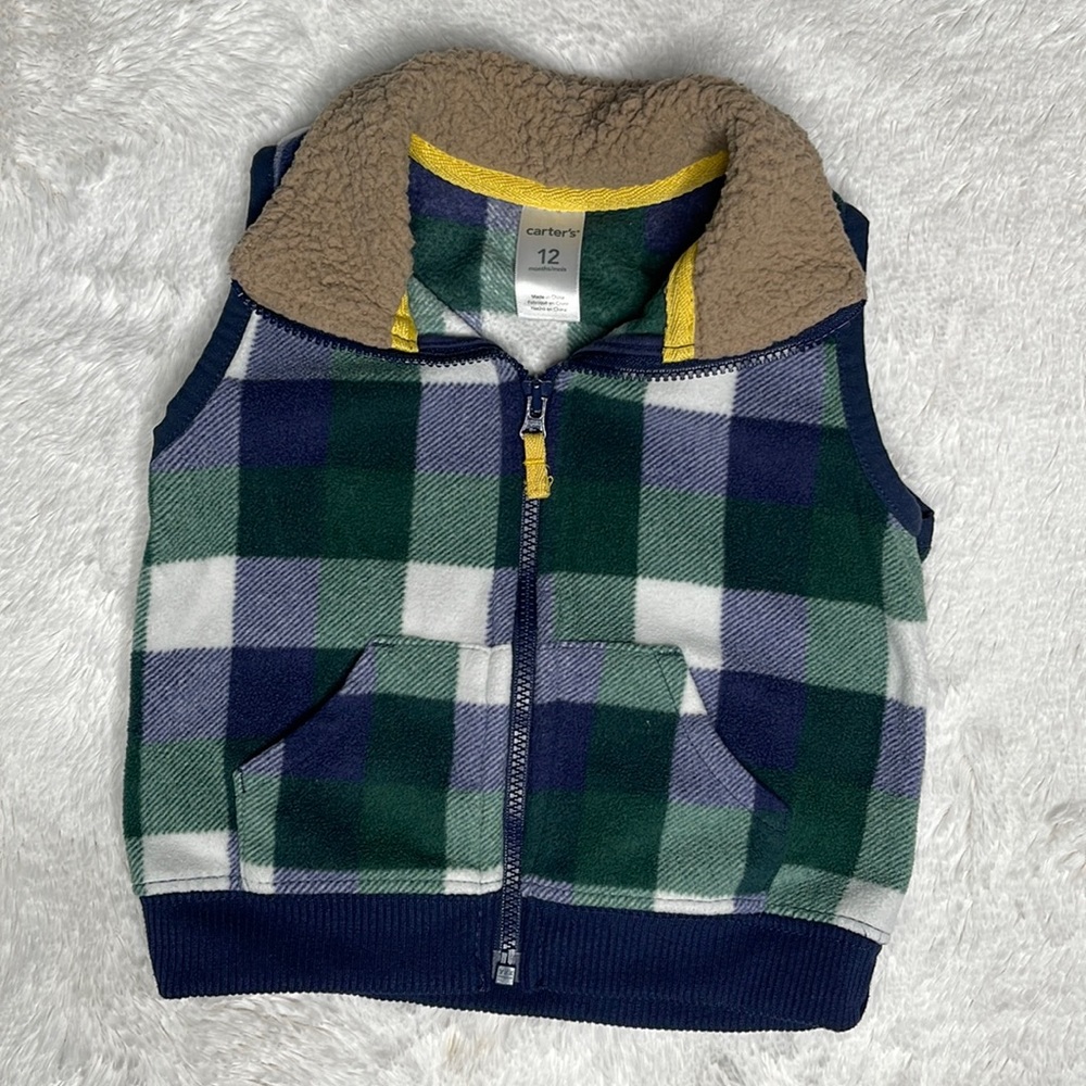 12 month Carter’s boys fleece vest